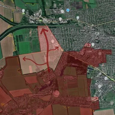 На одном из свежих видео с южной окраины Покровска зафиксирована засада на колонну ВСУ