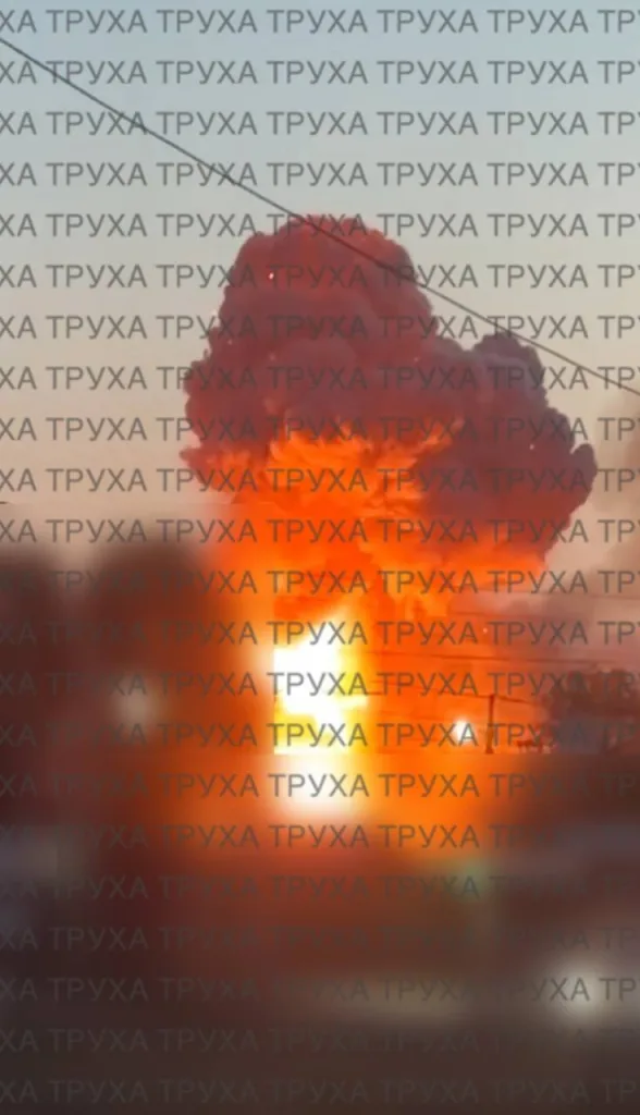 Днепропетровск. Момент пролёта одной из крылатых ракет Х-101 и фото прилётов