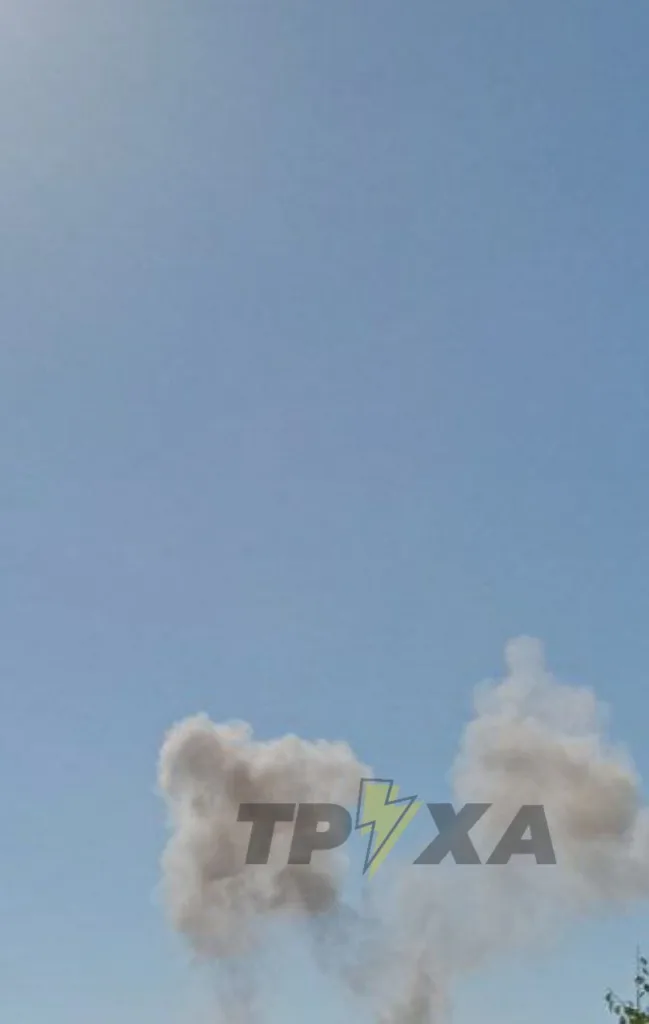 Прилеты "Гераней" по целям в Запорожье