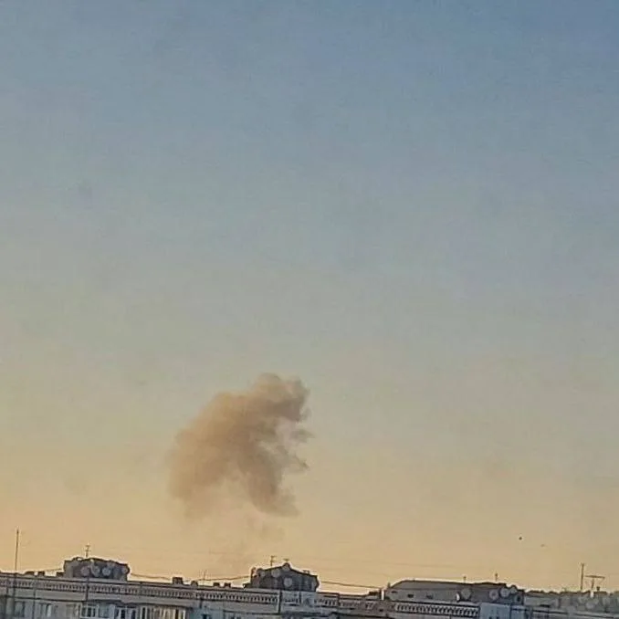 Кадры моментов удара по объекту в Краматорске опубликованные в местных чатах