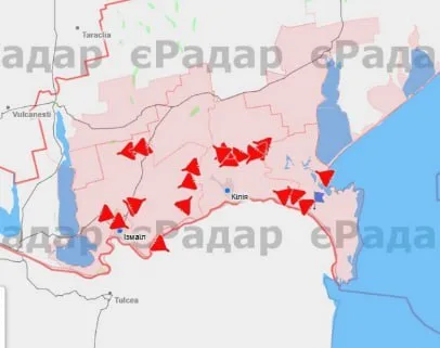 До 30 дронов атаковали цели в Измаиле Одесской области