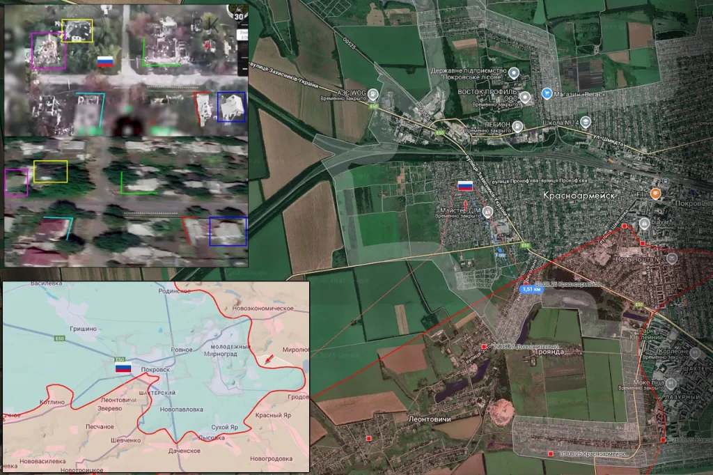 Засада на группу украинских солдат на западной окраине Покровска