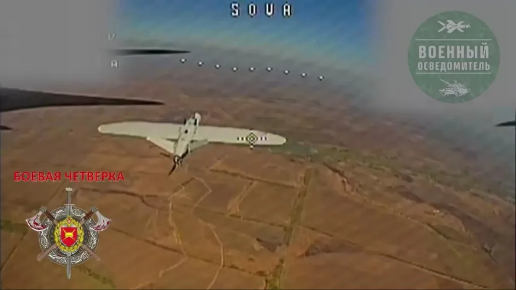 На кадрах суточная работа операторов зенитных дронов подразделения ПВО 4-й военной базы по украинским беспилотникам на Запорожском направлении