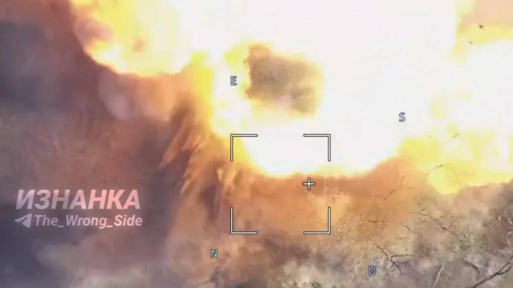 Комбинированный удар "Ланцетов" и "Гераней-2" под управлением операторов по пункту управления БПЛА ВСУ в районе приграничного села Погорельцы Черниговской области