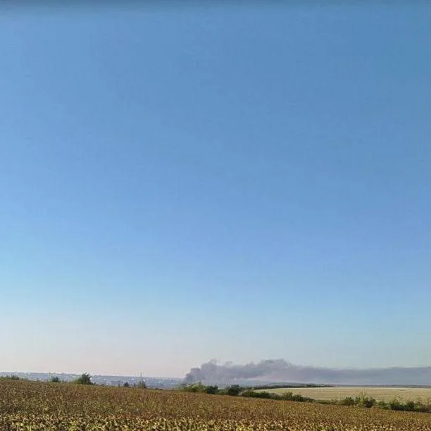 Кадры моментов удара по объекту в Краматорске опубликованные в местных чатах