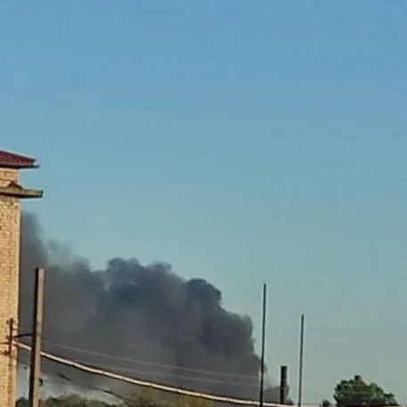 Кадры моментов удара по объекту в Краматорске опубликованные в местных чатах