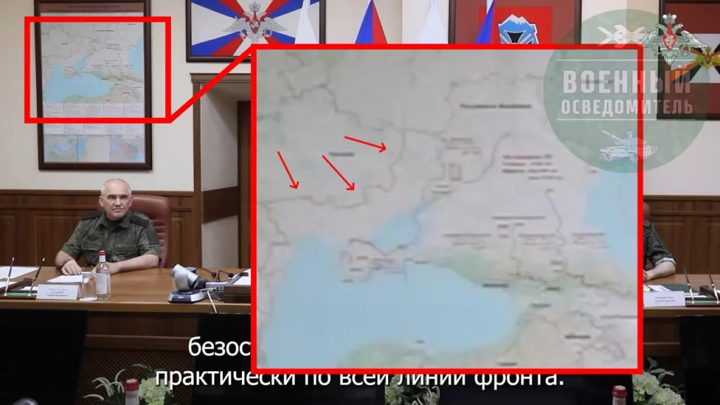 Юрий Подоляка: О карте на стене ГШ РФ