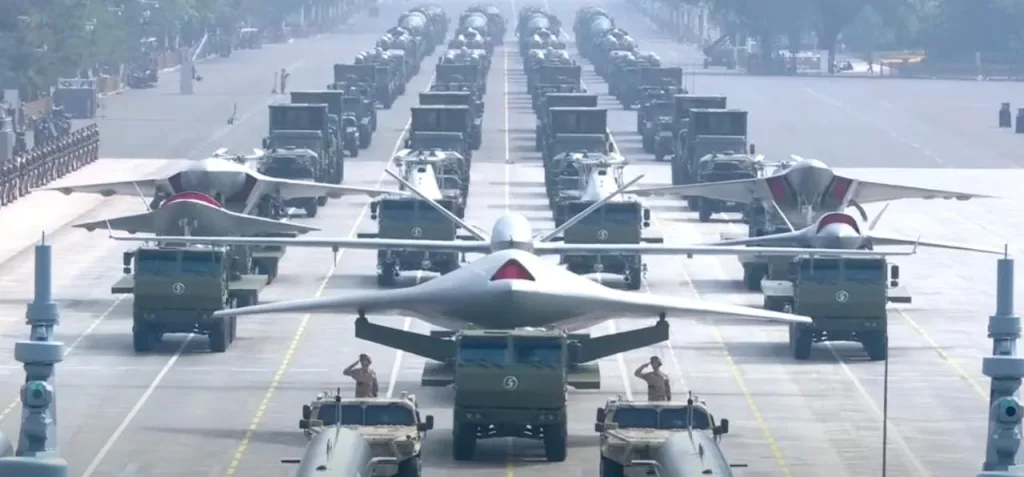 Китай показал «робоволков» и ракеты с ядерным зарядом, которые могут ударить в любую точку мира, на параде в честь победы над Японией во Второй мировой войне