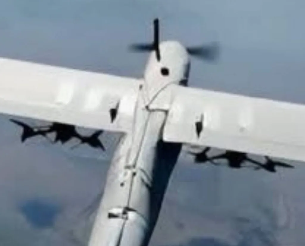 Украинские военные публикуют фото разведывательного дрона "Орлан-10", у которого FPV-дроны расположены под крыльями