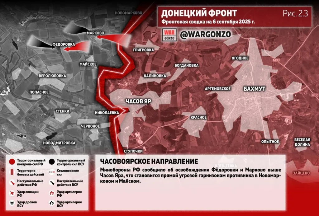 Варгонзо: Фронтовая сводка на утро 06.09.25