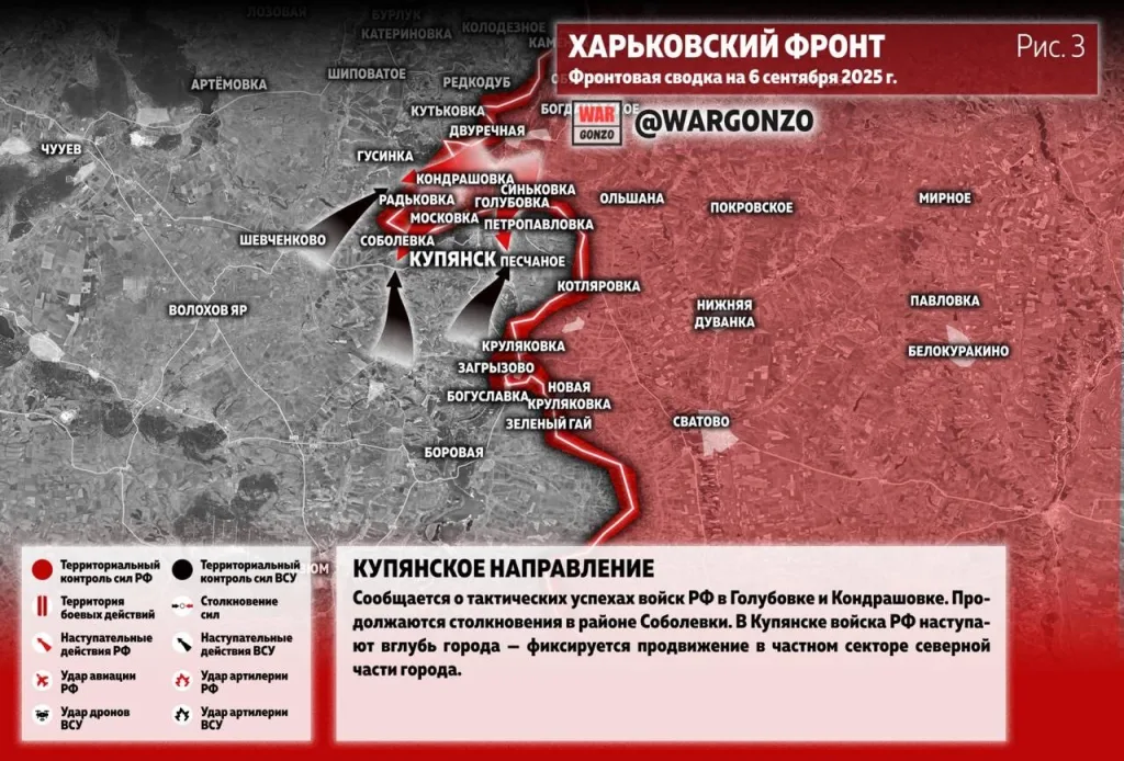 Варгонзо: Фронтовая сводка на утро 06.09.25