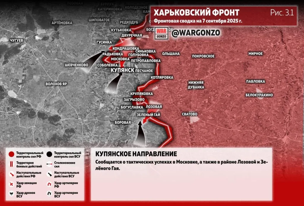 Варгонзо: Фронтовая сводка на утро 07.09.25