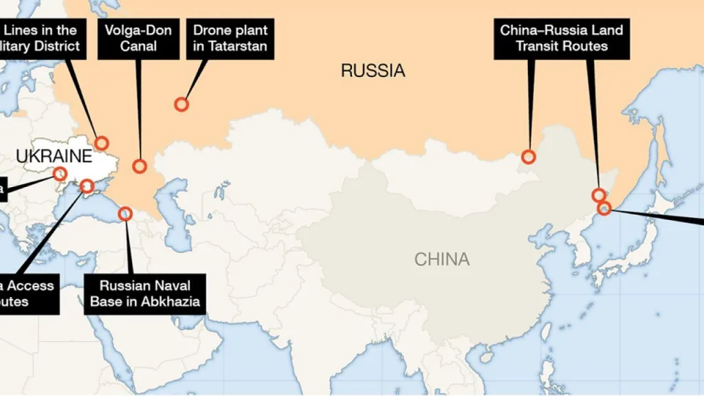 Американский аналитический центр Hudson Institute («Гудзоновский институт», признан нежелательной организацией в России) определил для Украины перечень первоочередных целей для атак