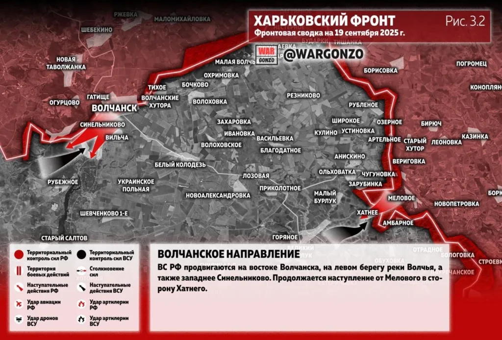 Варгонзо: Фронтовая сводка на утро 19.09.25