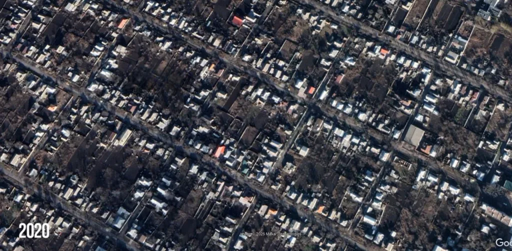 Спутниковые снимки Марьинки, ожесточенные бои за которую шли с марта 2022 года по декабрь 2023 года - более 600 дней