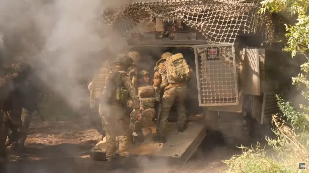 Американские БМП M2A2 Bradley ODS-SA впервые засветились на вооружении Нацгвардии Украины