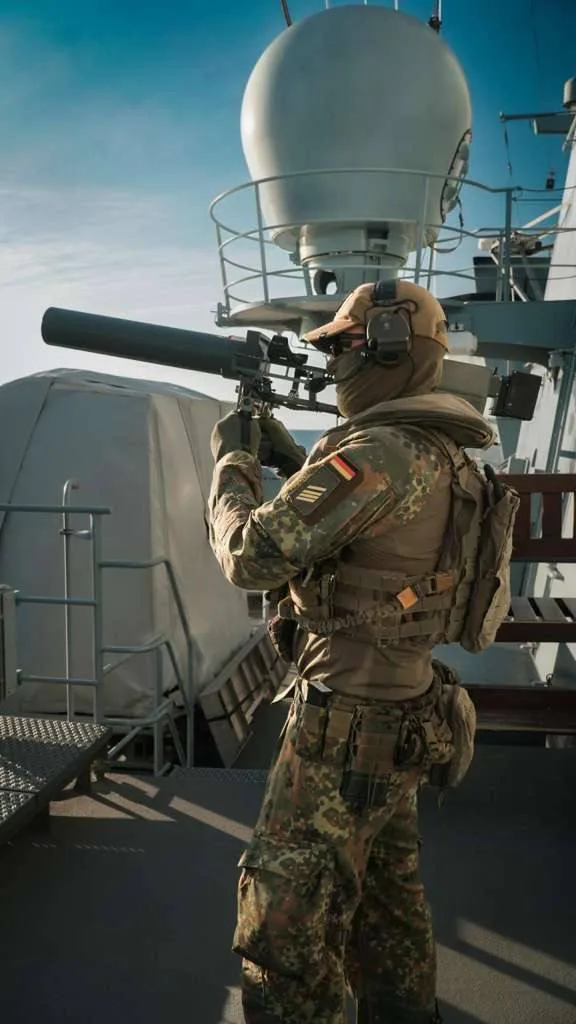 В порт Копенгагена совершил заход фрегат FGS Hamburg (F220) ВМС Германии в рамках операции НАТО «Baltic Sentry» по защите Балтийского региона