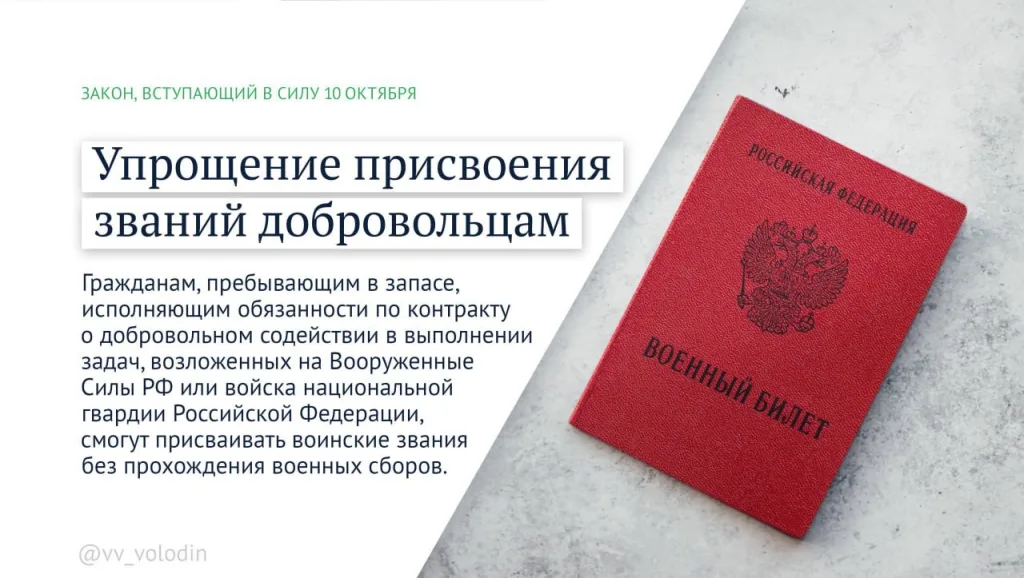 Законы, вступающие в силу в октябре