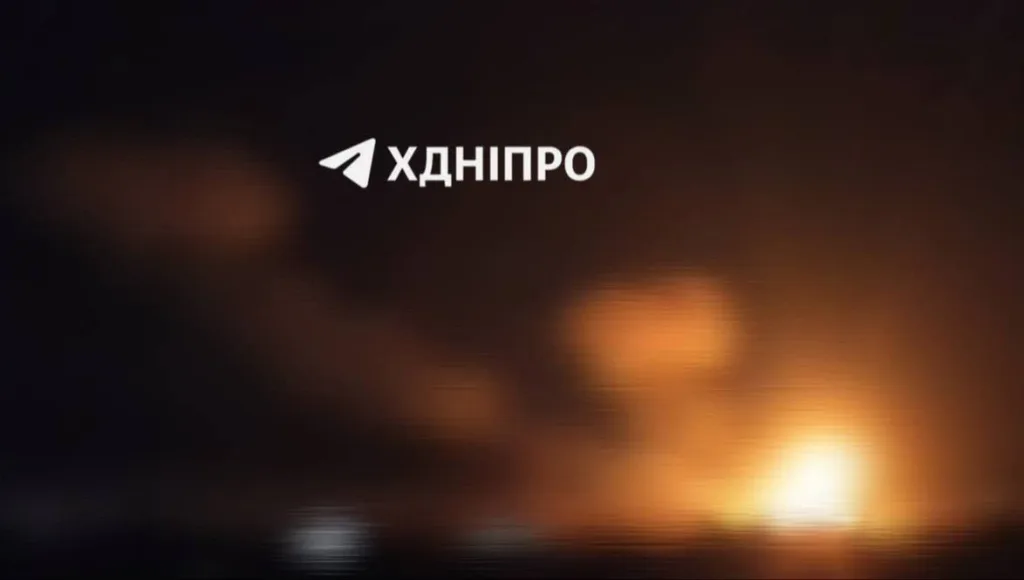 Ночью дронами-камикадзе «Герань» был нанесён удар по объектам в Днепропетровске