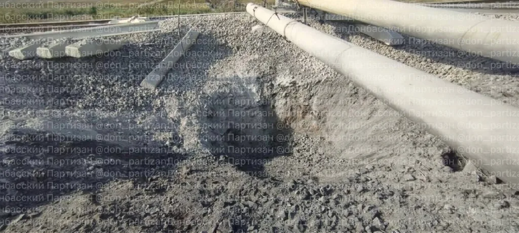 Удар РСЗО «Торнадо-С» по железнодорожной инфраструктуре в районе Славянска