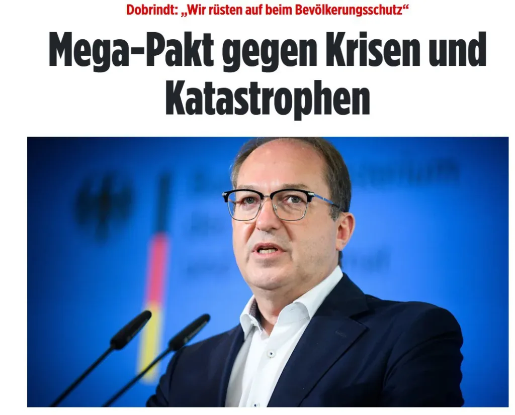 Германия потратит €10 млрд на бомбоубежища и гражданскую оборону