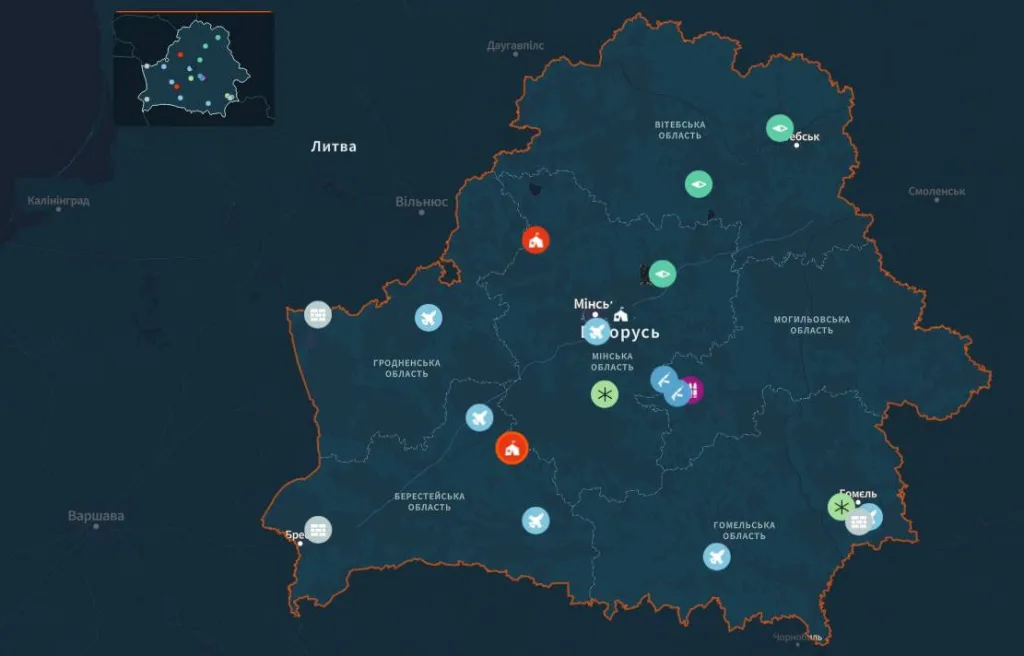 За прошедшие 3,5 года на территории Республики Беларусь было отремонтировано и возведено с нуля около 20 военных объектов, сообщает противник