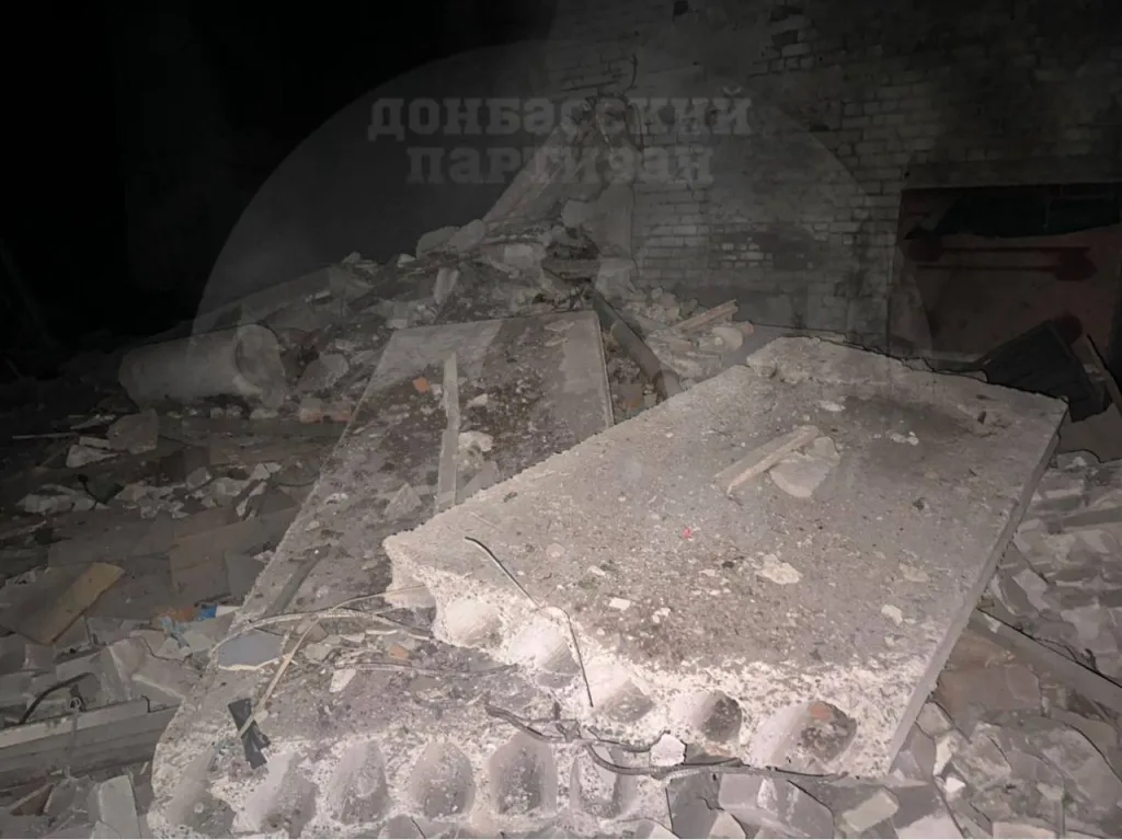 Славянск — удар по военному городку №1