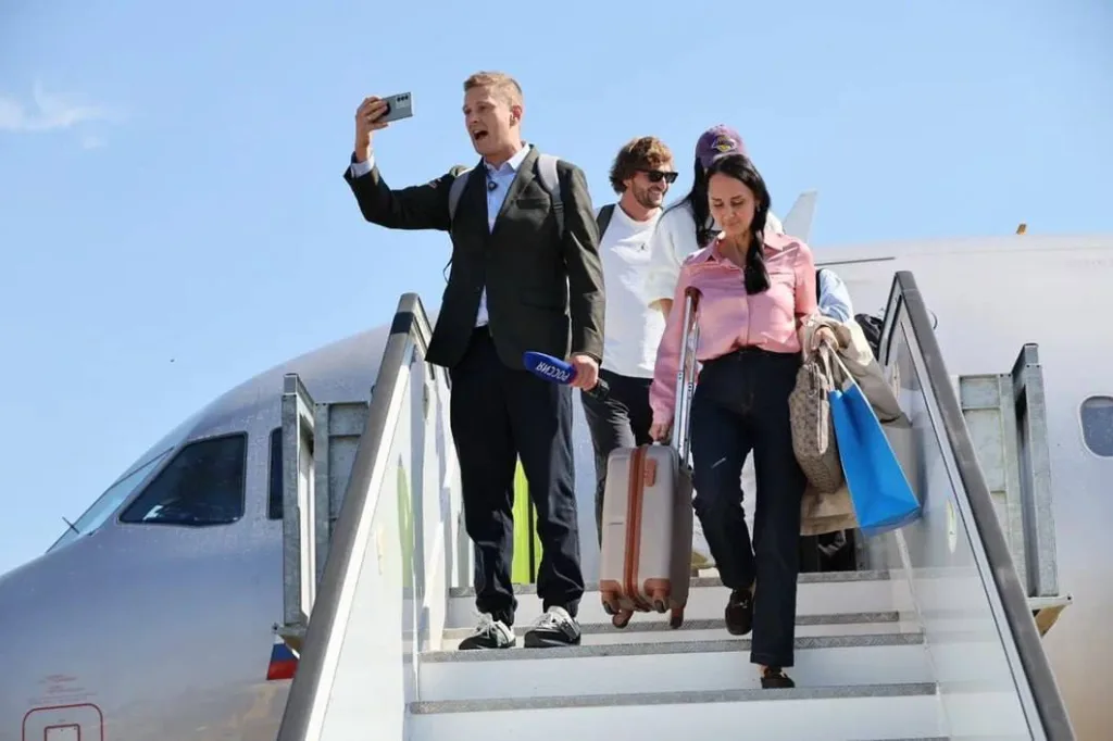 После трехлетнего перерыва в краснодарском аэропорту приняли первый регулярный рейс