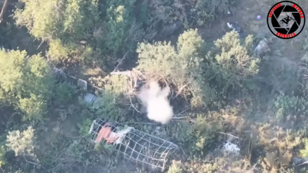 Применение ЛМУРа по дому с украинским расчетом БПЛА