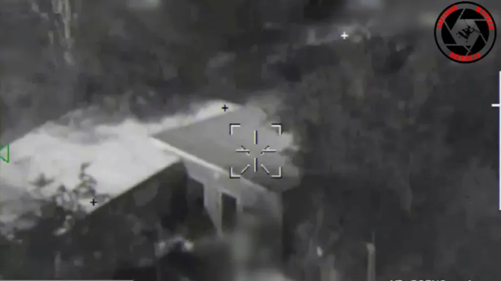 Применение ЛМУРа по дому с украинским расчетом БПЛА