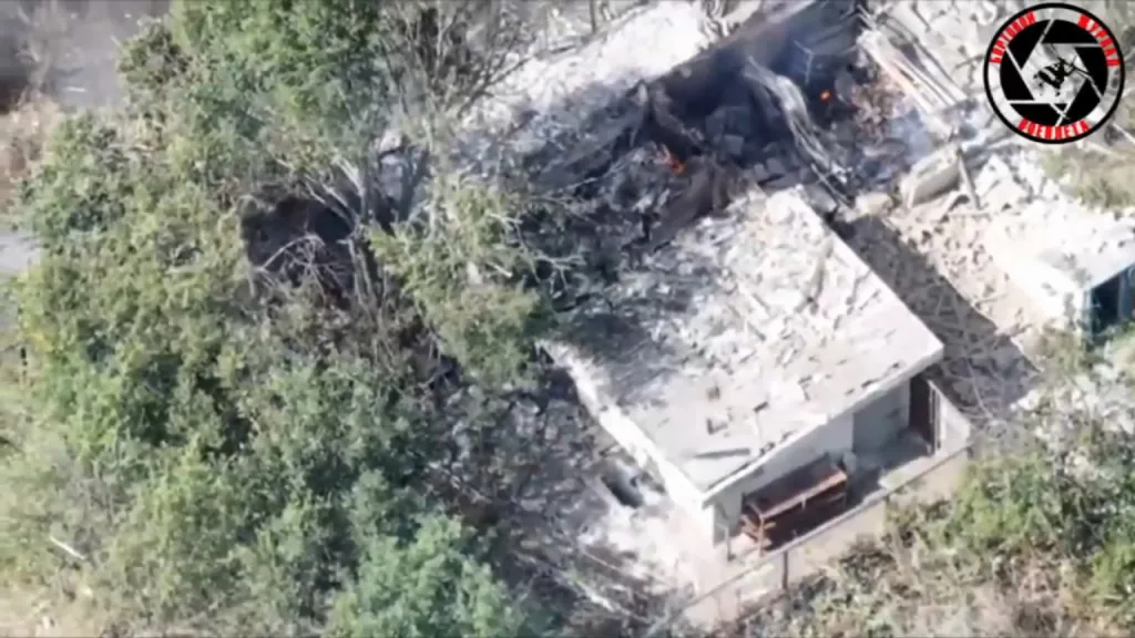 Применение ЛМУРа по дому с украинским расчетом БПЛА