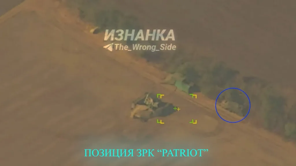 Удар ОТРК "Искандер-М" с кассетной боевой частью по позиции ЗРК MIM-104 Patriot ВСУ в районе села Светлогорское Днепропетровской области