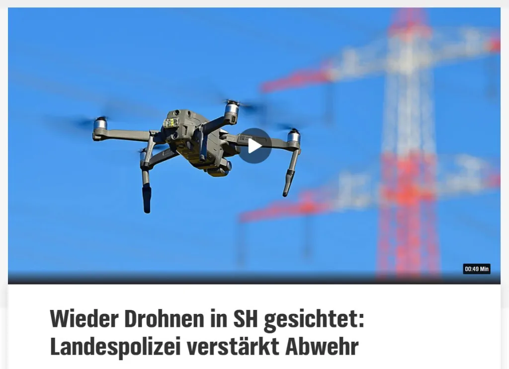 После Дании, Франции и прочих стран ЕС "неизвестные дроны" долетели и до Германии