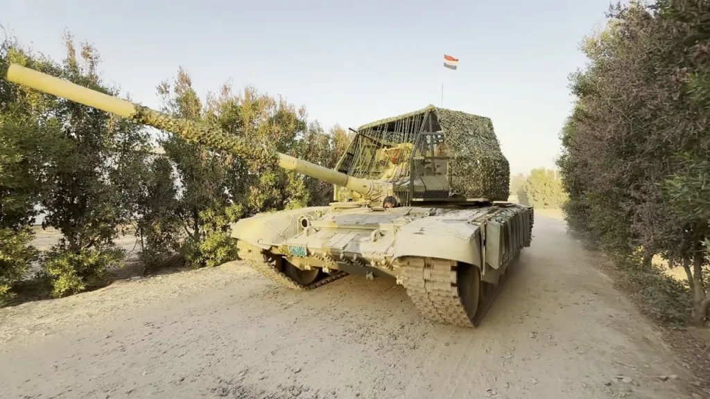 Антидроновые мангалы добрались и до иракских Т-90С