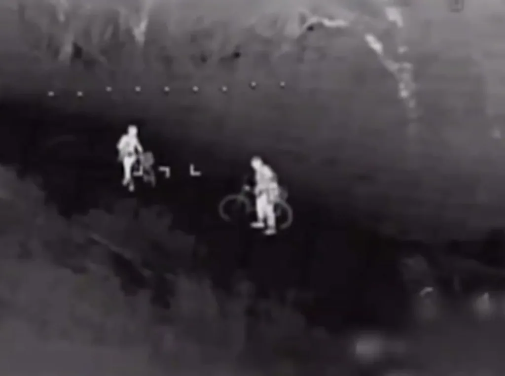 Велосипедная кавалерия настигнута врасплох