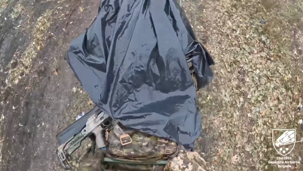 Кадры, снятые противником из состава РУБАК 25-й бригады ДШВ на Покровском направлении