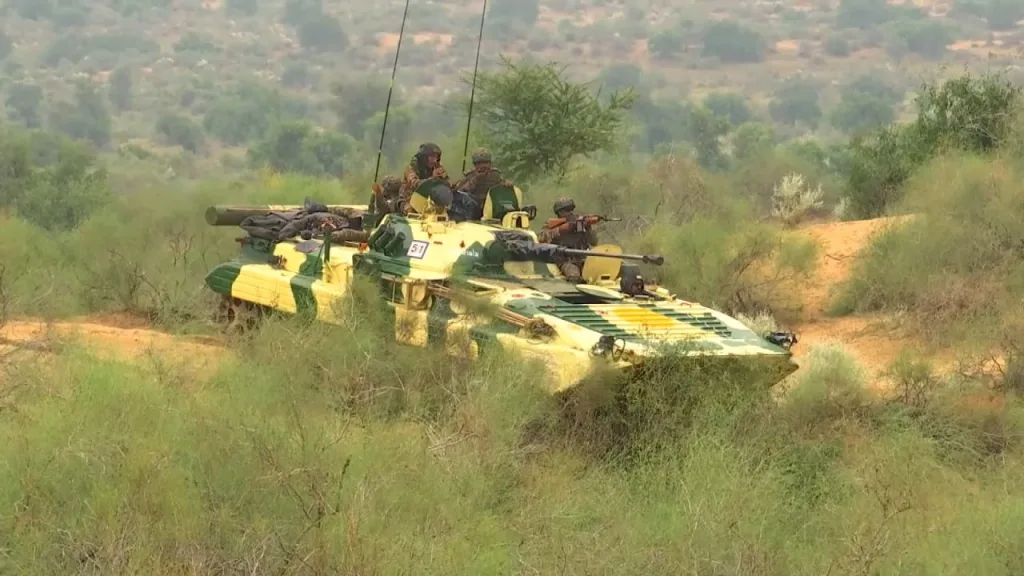 Основной этап совместного российско-индийского учения «Индра-2025» проходит на полигоне «Махаджан» в Индии