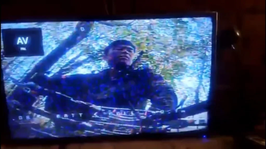 Северокорейский оператор БПЛА на перехваченных противником кадрах с FPV-дрона