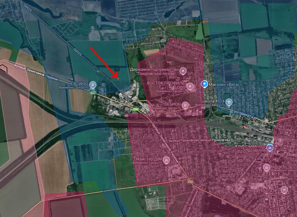 Заявляется как высадка десанта ГУР Украины с вертолета UH-60A Black для "разблокировки ключевых линий снабжения" под Покровском