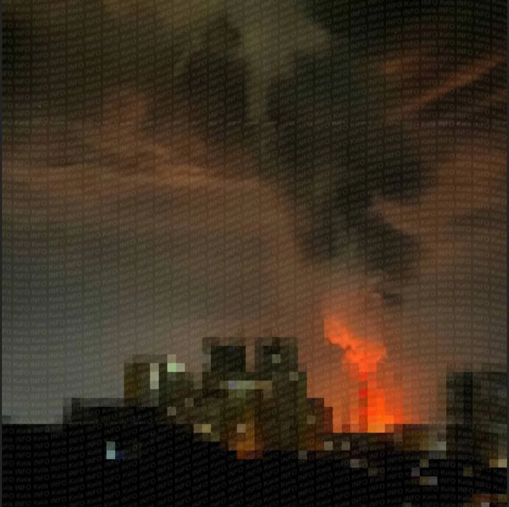 В Киеве пылает ТЭЦ-5