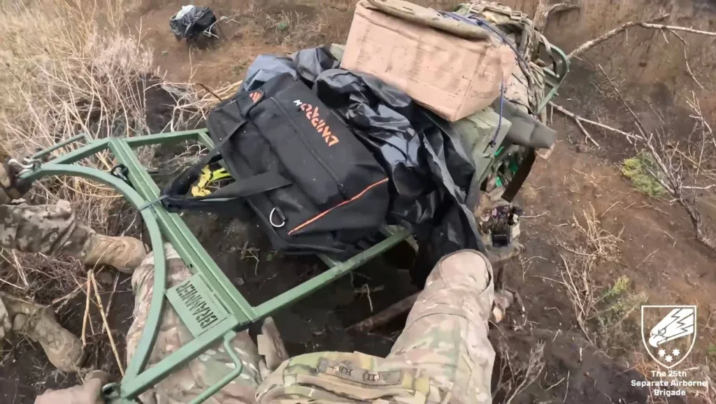 Кадры, снятые противником из состава РУБАК 25-й бригады ДШВ на Покровском направлении