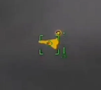 Перехват, предположительно, крылатой ракеты Х-69 ракетой APKWS из легкого ЗРК Vampire