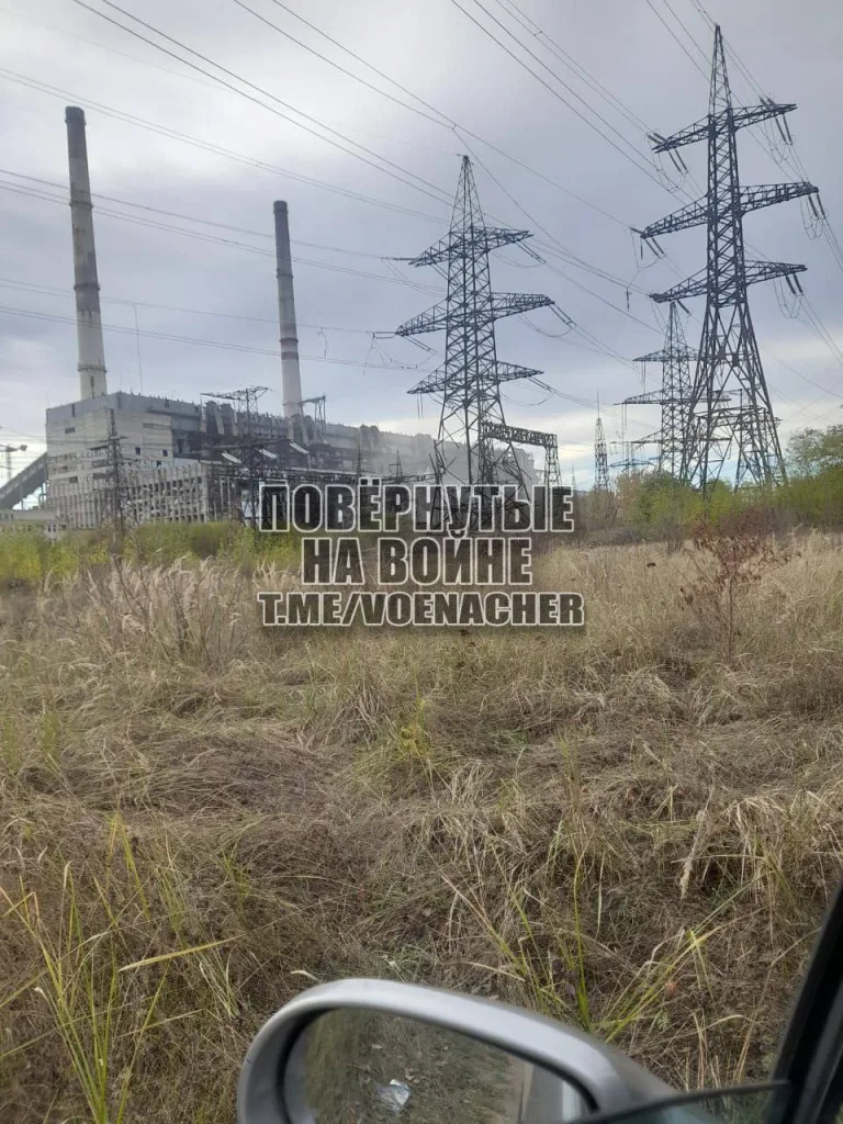 Последствия ударов дронов-камикадзе «Герань-2 по Ладыжинской ТЭС в Винницкой области