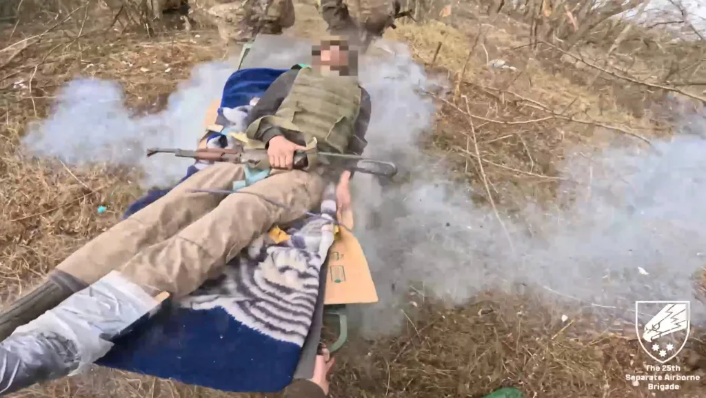 Кадры, снятые противником из состава РУБАК 25-й бригады ДШВ на Покровском направлении