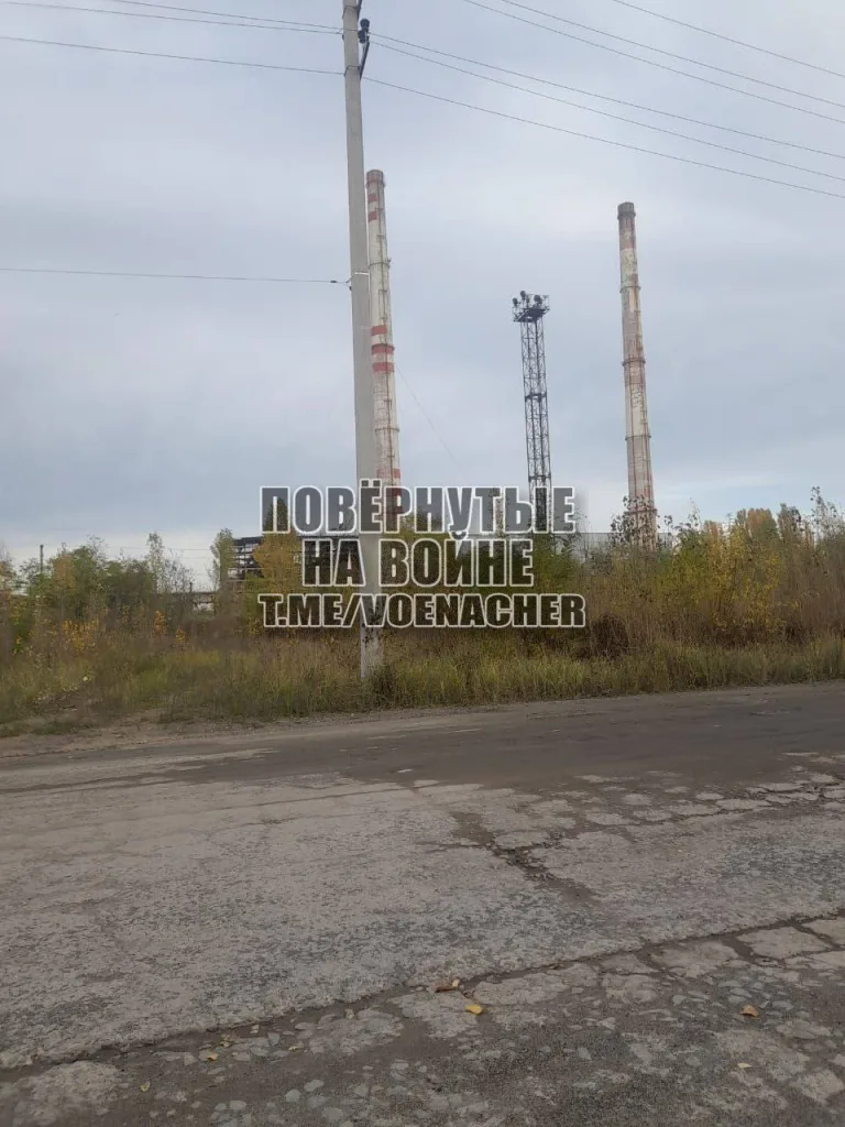 Последствия ударов дронов-камикадзе «Герань-2 по Ладыжинской ТЭС в Винницкой области