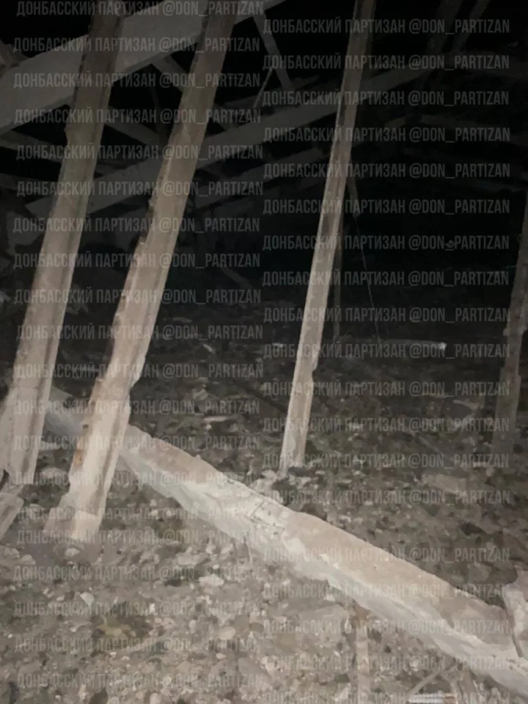 Точечный удар по пункту ТО и складу БМЗ в Левадном