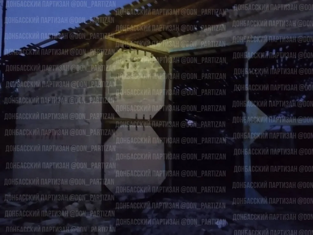 Точечный удар БПЛА «Герань-2» по ремонтно-складской базе противника в Иверском