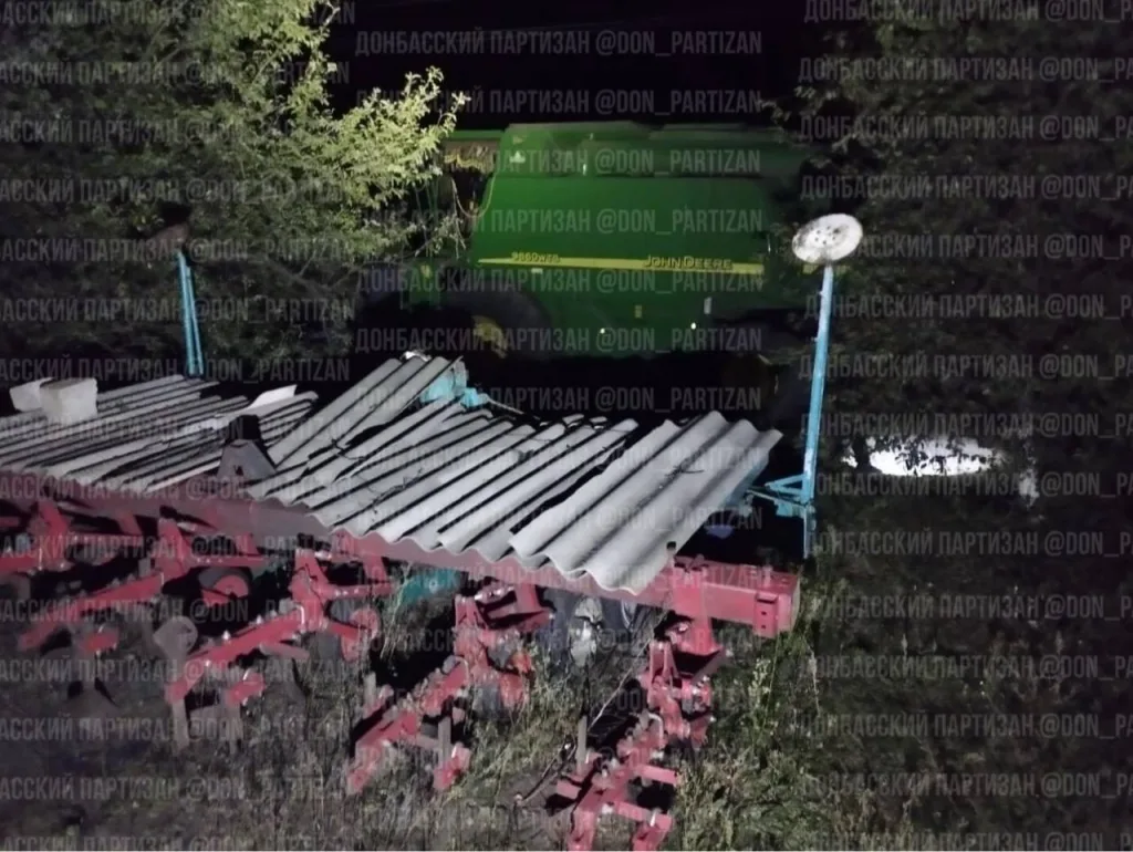 Спасско-Михайловка 03.10.2025 в 01:30 зафиксировано падение подбитого БПЛА «Герань-2» в пределах села