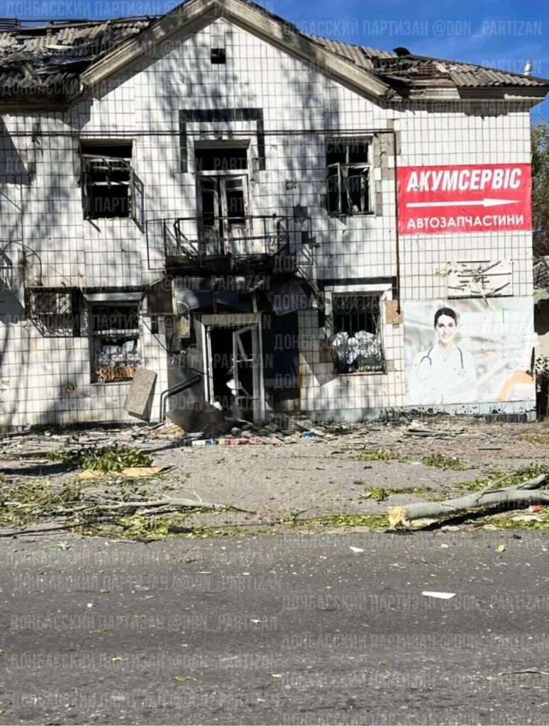 Константиновка 03.10.2025 в период с 07:30 по 07:40 зафиксирован артиллерийский обстрел города