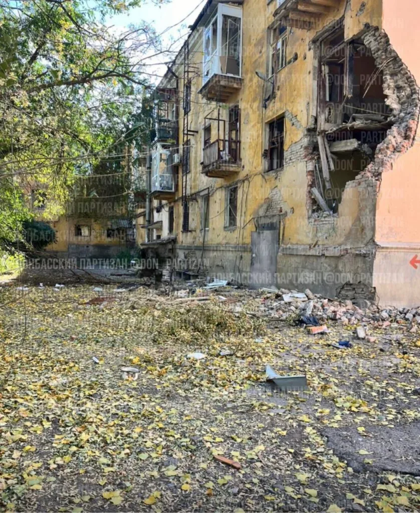 Константиновка 03.10.2025 в период с 07:30 по 07:40 зафиксирован артиллерийский обстрел города